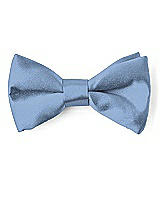 Front View Thumbnail - Windsor Blue Matte Satin Boy's Clip Bow Tie by After Six
