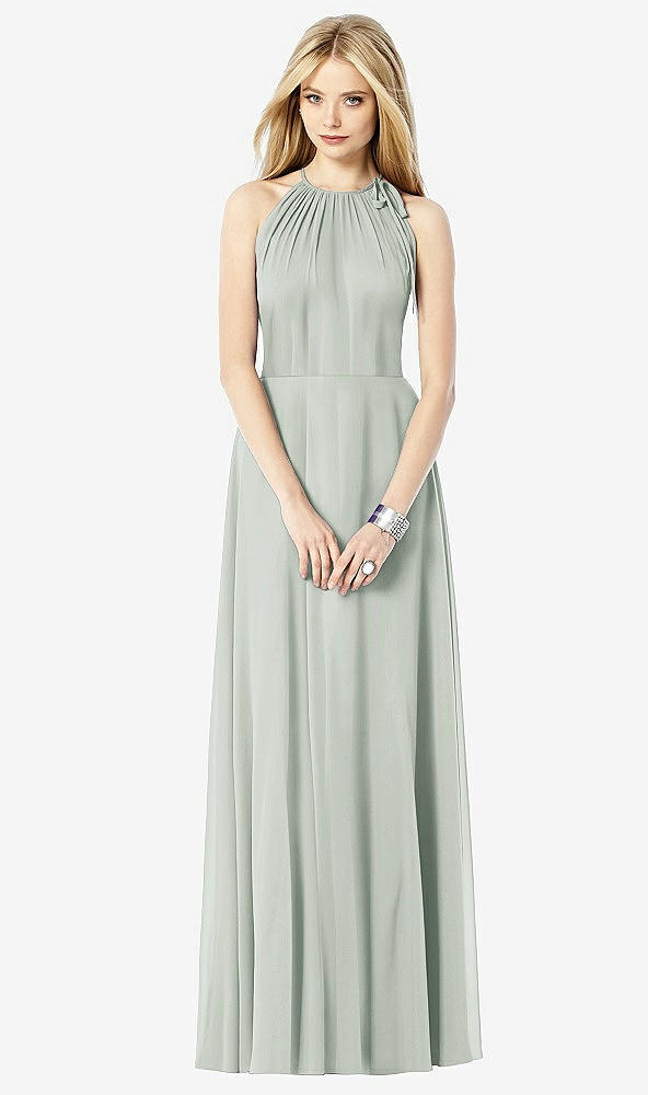 Front View - Willow Green After Six Bridesmaid Dress 6704