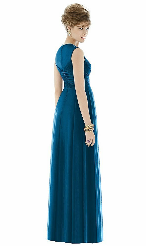 Back View - Ocean Blue Alfred Sung Style D677