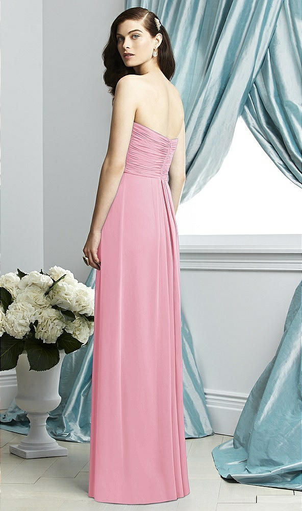 Back View - Peony Pink Dessy Collection Style 2928