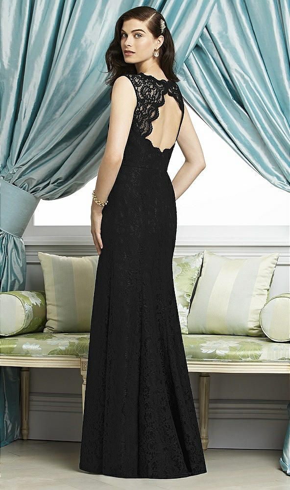 Back View - Black Dessy Bridesmaid Dress 2940