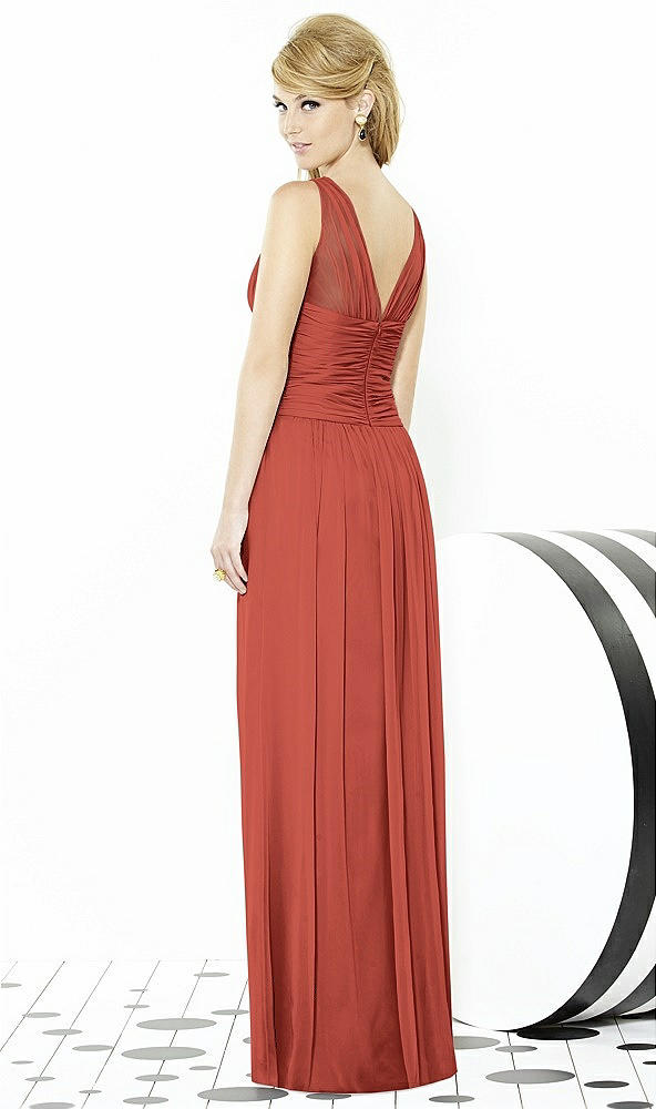 Back View - Amber Sunset After Six Bridesmaid Dress 6711