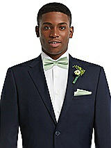 Front View Thumbnail - Celadon Classic Yarn-Dyed Bow Ties by After Six