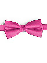 Side View Thumbnail - Fuchsia Classic Yarn-Dyed Bow Ties by After Six