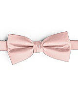 Side View Thumbnail - Rose - PANTONE Rose Quartz Classic Yarn-Dyed Bow Ties by After Six
