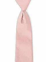 Front View Thumbnail - Rose - PANTONE Rose Quartz Classic Yarn-Dyed Pre-Knotted Neckties by After Six
