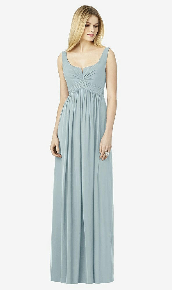 Front View - Morning Sky After Six Bridesmaid Dress 6727