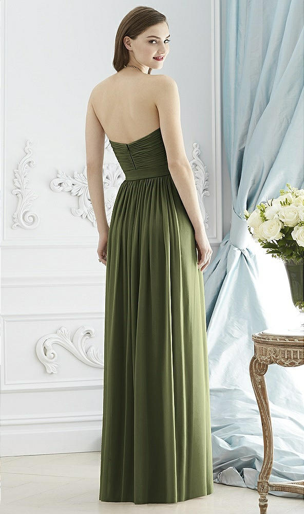 Back View - Olive Green Dessy Collection Style 2943
