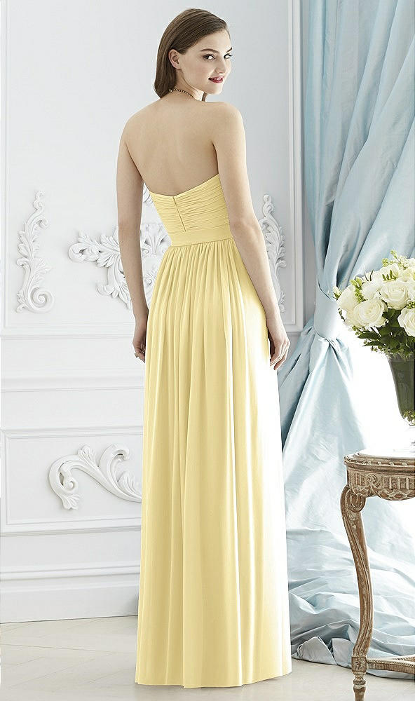 Back View - Pale Yellow Dessy Collection Style 2943