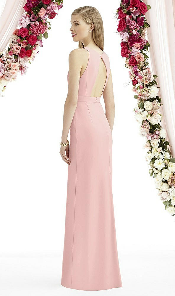 Back View - Rose - PANTONE Rose Quartz After Six Bridesmaid Dress 6740
