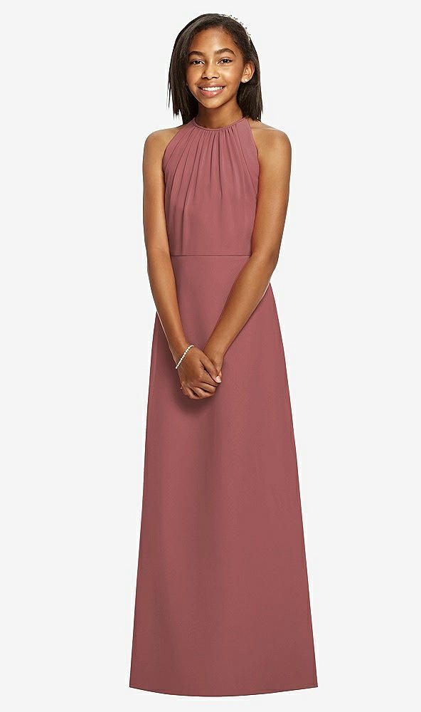 Front View - English Rose Dessy Collection Junior Bridesmaid JR530