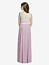 Rear View Thumbnail - Suede Rose & Oyster Dessy Collection Junior Bridesmaid JR532