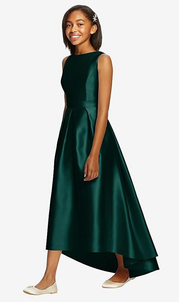 Front View - Evergreen Dessy Collection Junior Bridesmaid JR534