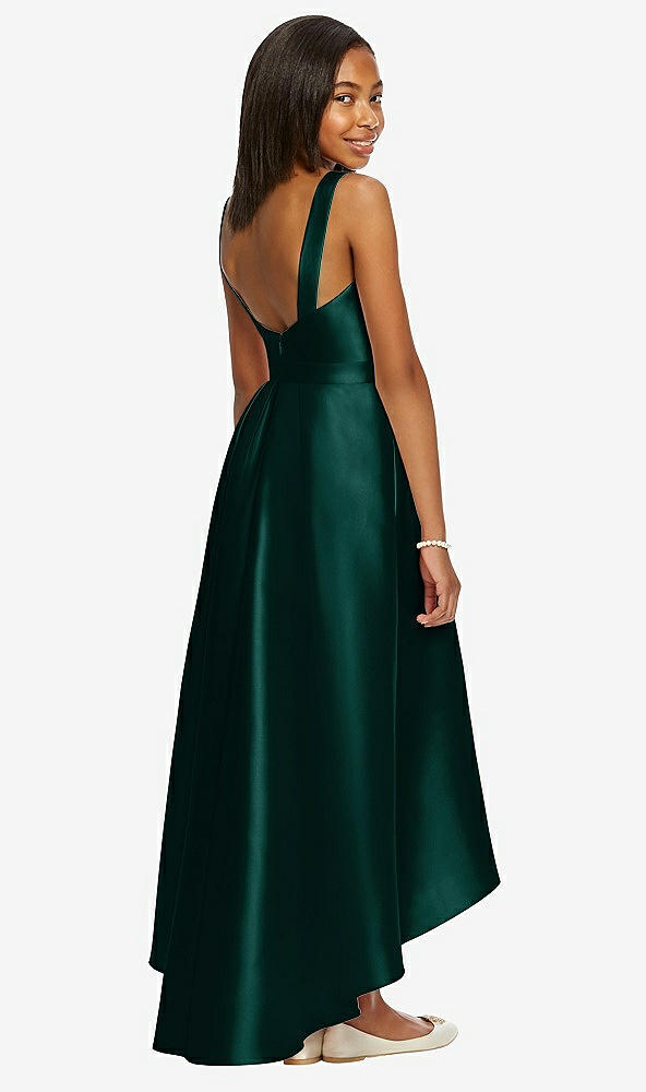 Back View - Evergreen Dessy Collection Junior Bridesmaid JR534