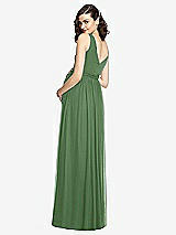 Rear View Thumbnail - Vineyard Green Sleeveless Notch Maternity Dress