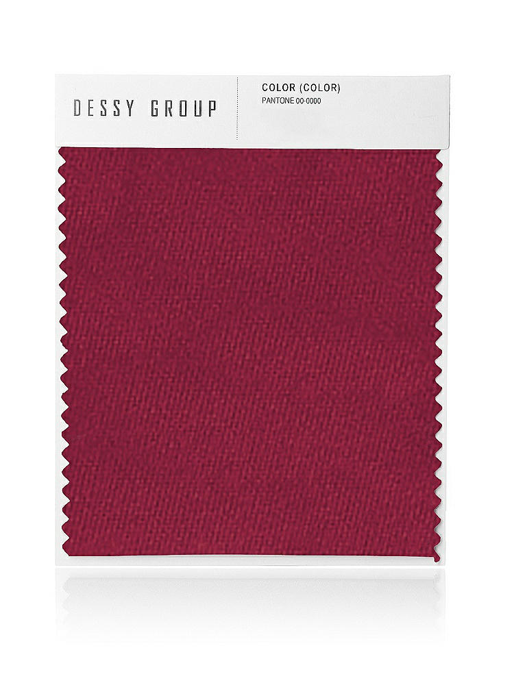Front View - Burgundy Organdy Fabric Swatch
