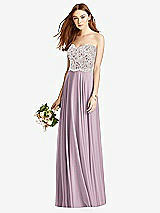 Front View Thumbnail - Suede Rose & Oyster Studio Design Bridesmaid Dress 4504