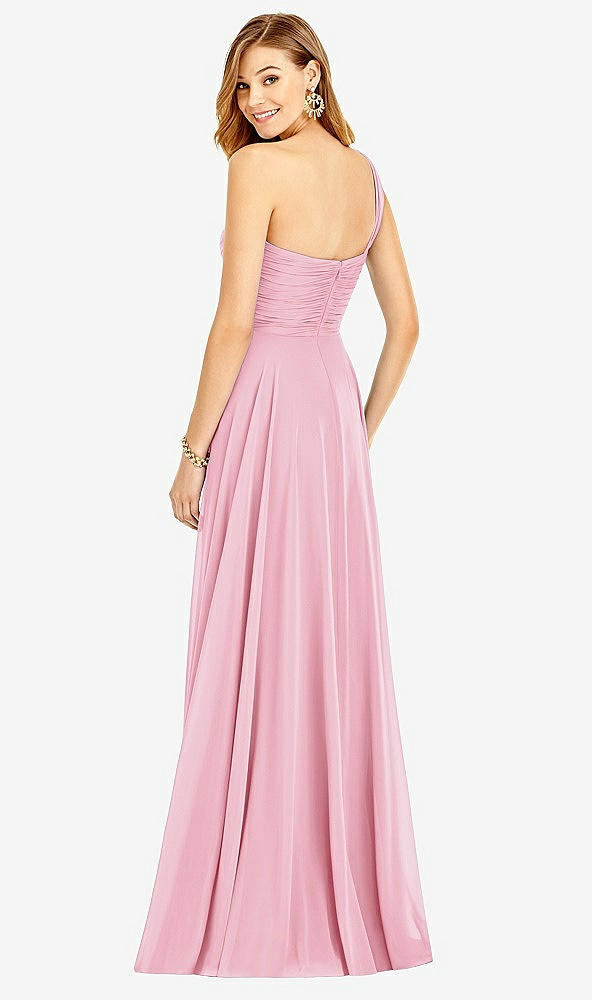 Back View - Peony Pink After Six Bridesmaid Dress 6751