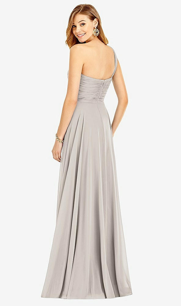 Back View - Taupe After Six Bridesmaid Dress 6751