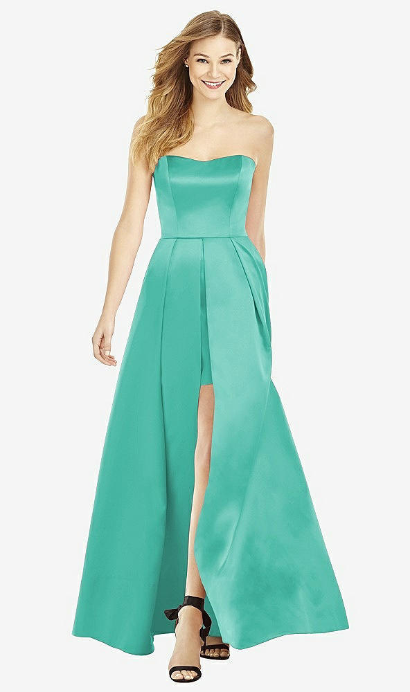 Front View - Pantone Turquoise After Six Bridesmaid Dress 6755