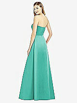 Rear View Thumbnail - Pantone Turquoise After Six Bridesmaid Dress 6755