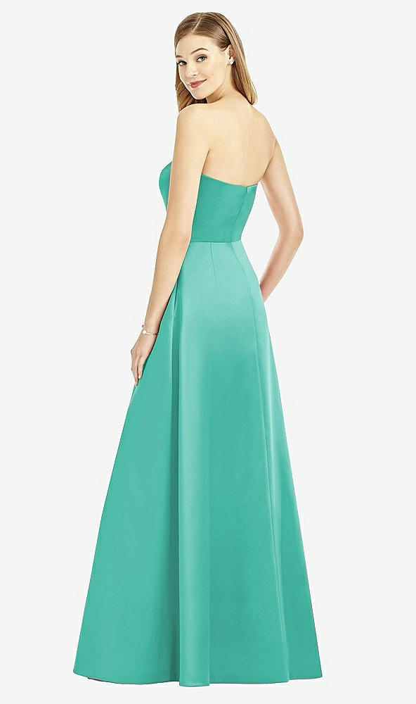 Back View - Pantone Turquoise After Six Bridesmaid Dress 6755