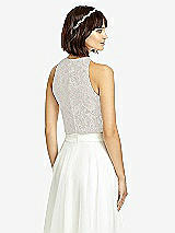 Rear View Thumbnail - Oyster Dessy Collection Bridesmaid Top T2974