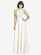 Front View Thumbnail - Ivory Crepe Maxi Skirt