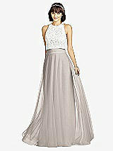 Front View Thumbnail - Taupe Dessy Bridesmaid Skirt S2977