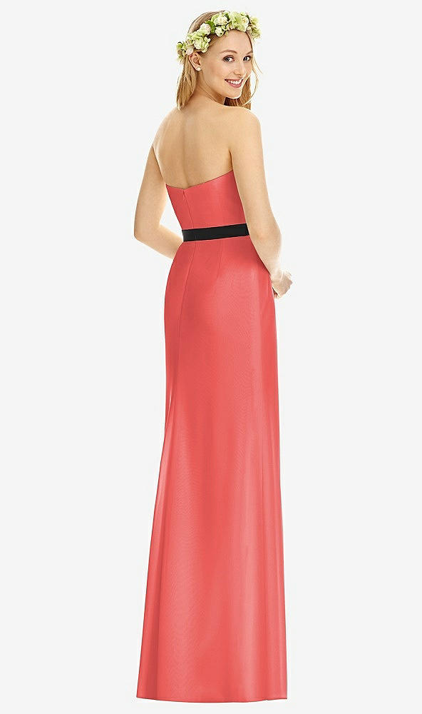 Back View - Perfect Coral Social Bridesmaids Style 8174
