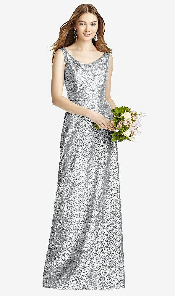 Front View - Silver Studio Design Bridesmaid Dress 4508