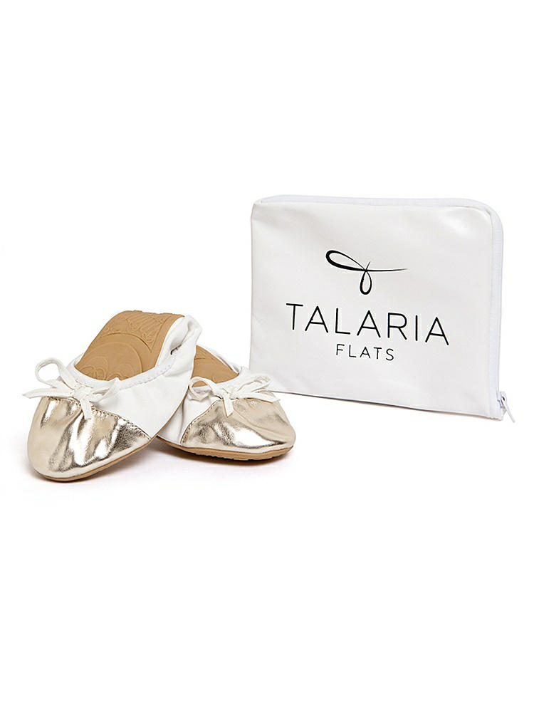 Front View - Soft White Talaria Premium Folding Flats