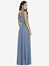 Rear View Thumbnail - Larkspur Blue Social Bridesmaids Dress 8180