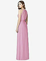 Rear View Thumbnail - Powder Pink Bella Bridesmaids Dress BB100