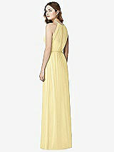 Rear View Thumbnail - Pale Yellow Bella Bridesmaids Dress BB100