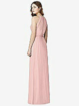 Rear View Thumbnail - Rose - PANTONE Rose Quartz Bella Bridesmaids Dress BB100