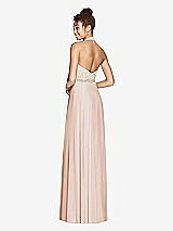 Rear View Thumbnail - Cameo & Cameo Studio Design Collection 4512 Full Length Halter Top Bridesmaid Dress