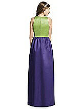 Rear View Thumbnail - Grape & Mojito Dessy Collection Junior Bridesmaid Dress JR536