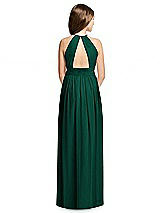 Rear View Thumbnail - Hunter Green Dessy Collection Junior Bridesmaid Dress JR539