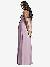 Rear View Thumbnail - Suede Rose Dessy Collection Maternity Bridesmaid Dress M434