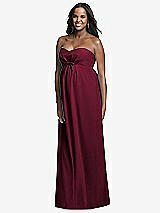 Front View Thumbnail - Cabernet Dessy Collection Maternity Bridesmaid Dress M434