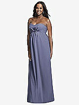 Front View Thumbnail - French Blue Dessy Collection Maternity Bridesmaid Dress M434