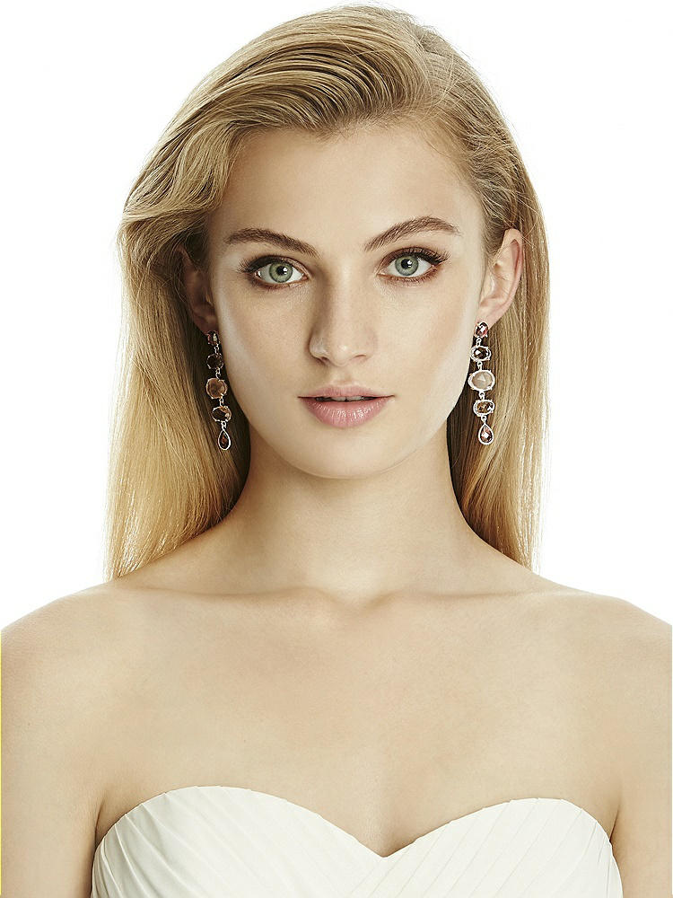 Back View - Silver Sterling Willa Chandelier Earrings