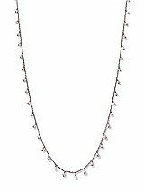 Front View Thumbnail - Silver Freshwater Pearl Necklace