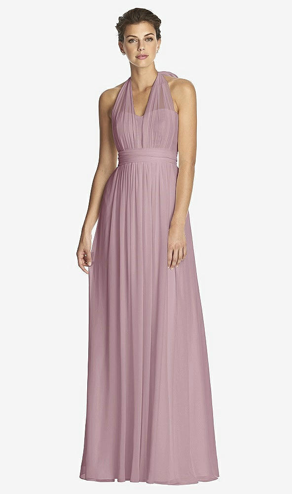Front View - Dusty Rose After Six Bridesmaid Dress 6768