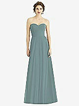 Front View Thumbnail - Icelandic Strapless Sweetheart Gown with Optional Straps