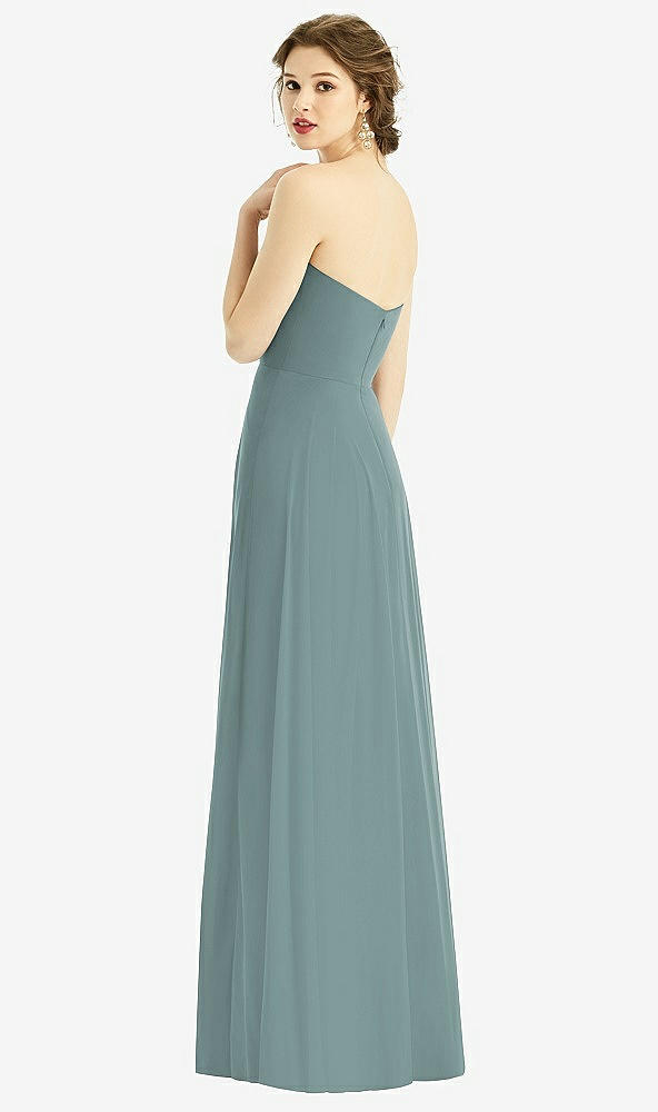 Back View - Icelandic Strapless Sweetheart Gown with Optional Straps