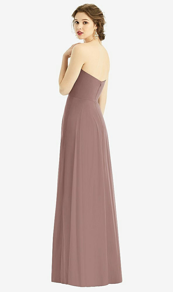 Back View - Sienna Strapless Sweetheart Gown with Optional Straps