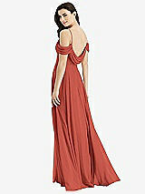 Front View Thumbnail - Amber Sunset Off-the-Shoulder Open Cowl-Back Maxi Dress