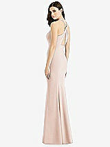 Front View Thumbnail - Cameo Criss Cross Twist Cutout Back Trumpet Gown